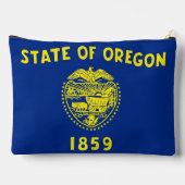 Print Cut Sew Tas met vlag van Oregon, VS (Achterkant)