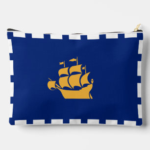 Print Cut Sew Tas met vlag van Quebec Stad Canada