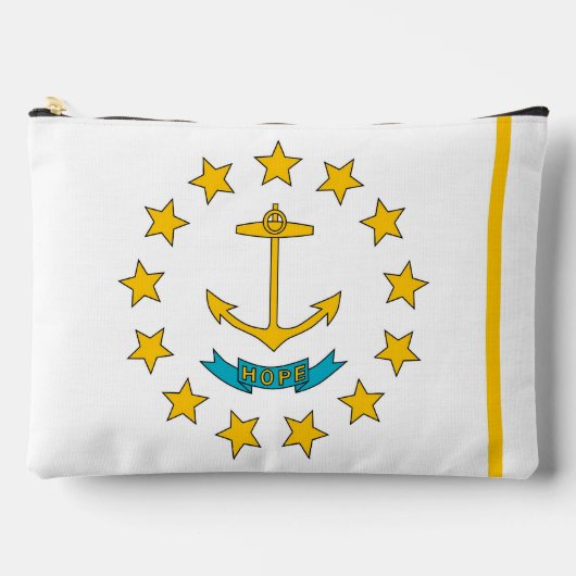 Print Cut Sew Tas met vlag van Rhode Island, VS (Voorkant)