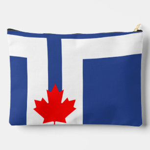 Print Cut Sew-tas met vlag van Toronto, Canada Etui