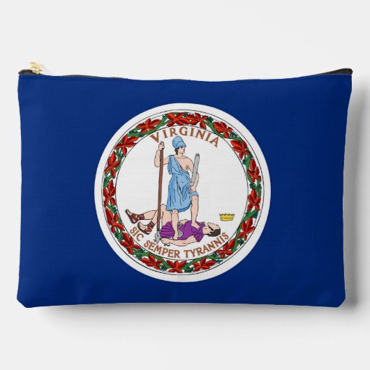 Print Cut Sew Tas met vlag van Virginia State (Voorkant)