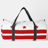 Print Cut Sew Tas, vlag van Washington DC Plunjezak (Voorkant)