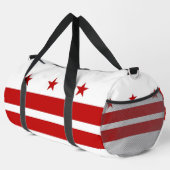 Print Cut Sew Tas, vlag van Washington DC Plunjezak (Rechterhoek)