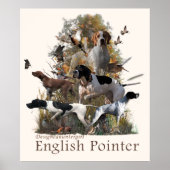 Print English Pointer Tapestry Canvas (Voorkant)