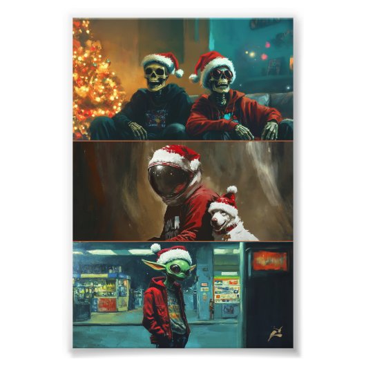 Print Feliz Natal Foto Afdruk (Voorkant)