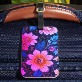 Print gesneden naaizak bagagelabel