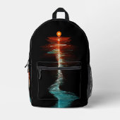 Print gesneden naaizak bedrukte rugzak (Voorkant)