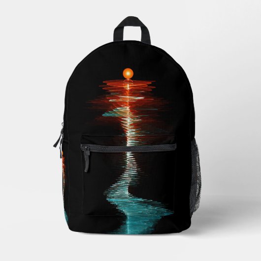 Print gesneden naaizak bedrukte rugzak (Voorkant)