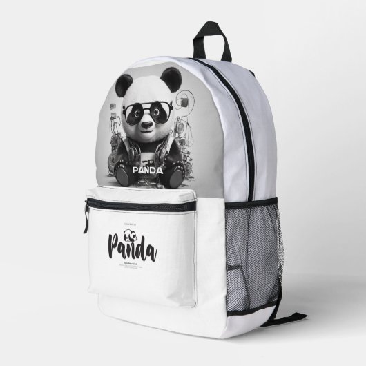 PRINT GESNEDEN NAAIZAK BEDRUKTE RUGZAK (Achterkant Hoek Rechts)