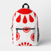 Print gesneden naaizak bedrukte rugzak (Voorkant)