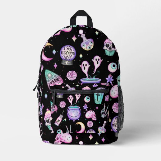 Print gesneden naaizak bedrukte rugzak (Voorkant)