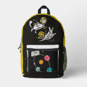 Print gesneden naaizak bedrukte rugzak (Voorkant)