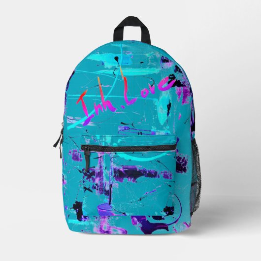 Print gesneden naaizak bedrukte rugzak (Voorkant)