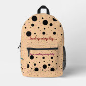 Print gesneden naaizak bedrukte rugzak (Voorkant)