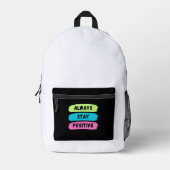 Print gesneden naaizak bedrukte rugzak (Voorkant)