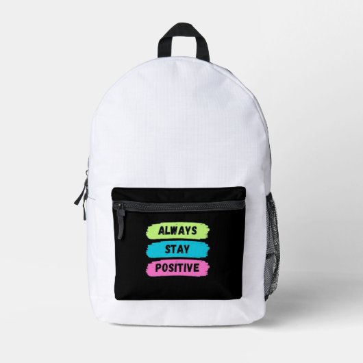 Print gesneden naaizak bedrukte rugzak (Voorkant)