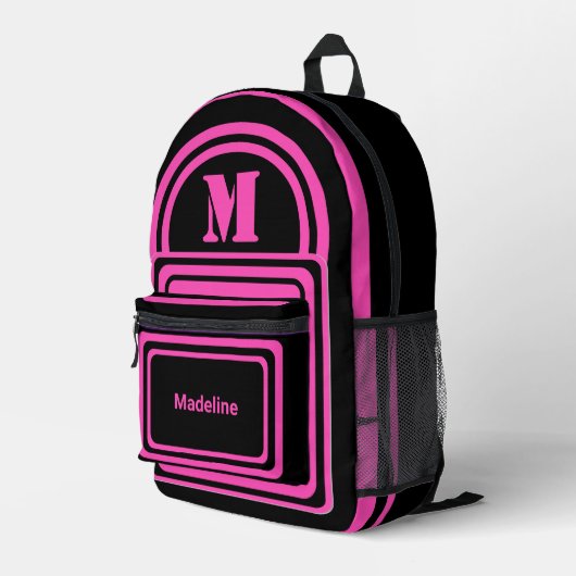 Print gesneden naaizak bedrukte rugzak (Achterkant Hoek Rechts)