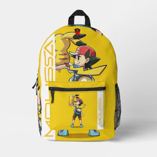 Print gesneden naaizak bedrukte rugzak (Voorkant)