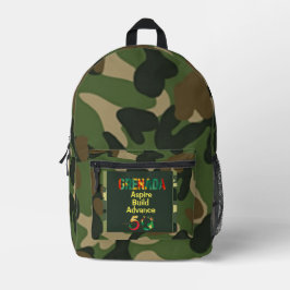 Print gesneden naaizak bedrukte rugzak