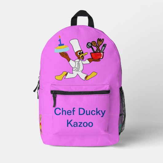 Print gesneden naaizak bedrukte rugzak (Voorkant)