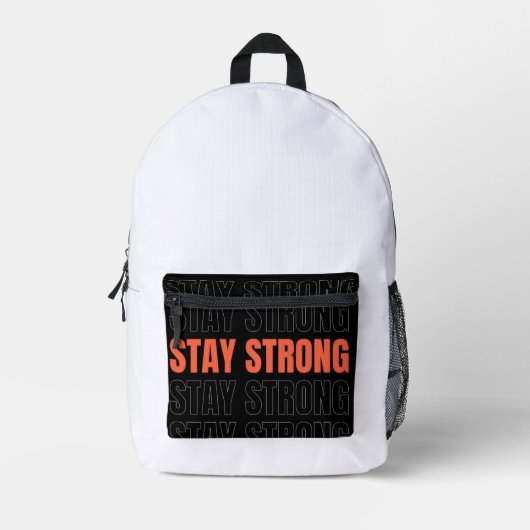 Print gesneden naaizak bedrukte rugzak (Voorkant)