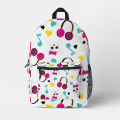 Print gesneden naaizak bedrukte rugzak (Voorkant)