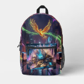 Print gesneden naaizak bedrukte rugzak (Voorkant)