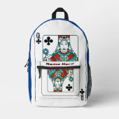 Print gesneden naaizak bedrukte rugzak (Voorkant)