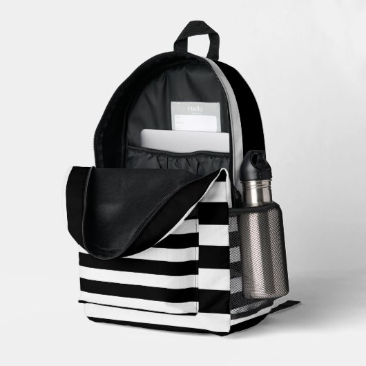 Print gesneden naaizak bedrukte rugzak (Achterkan Hoek Rechts (Open))