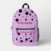 Print gesneden naaizak bedrukte rugzak (Voorkant)