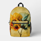 Print gesneden naaizak bedrukte rugzak (Voorkant)