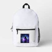 Print gesneden naaizak bedrukte rugzak (Voorkant)