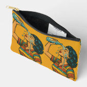 Print gesneden naaizak etui (Open)