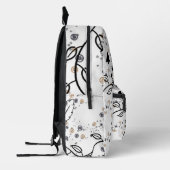 Print gesneden naaizak Floral Bedrukte Rugzak (Links)