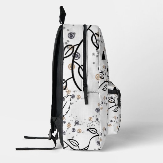 Print gesneden naaizak Floral Bedrukte Rugzak (Links)