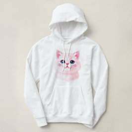 Print gesneden naaizak hoodie