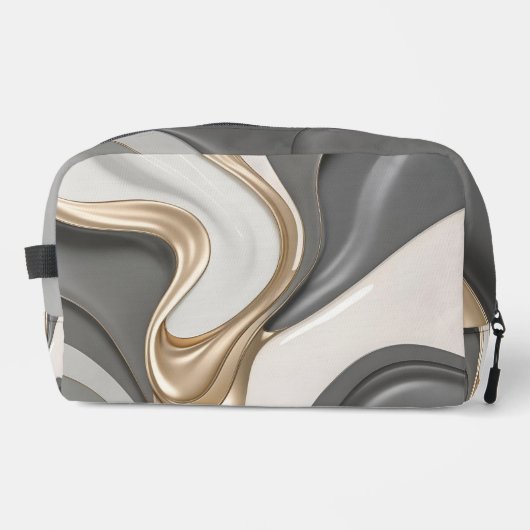 Print gesneden naaizak in stijlvolle grafiek toilettasje (Voorkant)