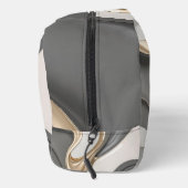 Print gesneden naaizak in stijlvolle grafiek toilettasje (Rechts)