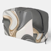 Print gesneden naaizak in stijlvolle grafiek toilettasje (Rechterhoek)