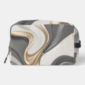 Print gesneden naaizak in stijlvolle grafiek toilettasje (Achterkant)