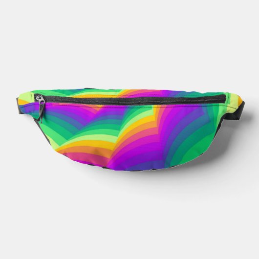 Print gesneden naaizak neon kleurrijk heuptasje (Liggend)