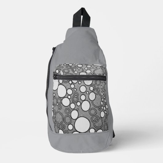 Print gesneden naaizak sling bag (Voorkant)