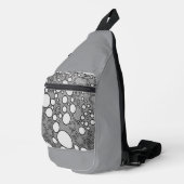 Print gesneden naaizak sling bag (Rechterhoek)