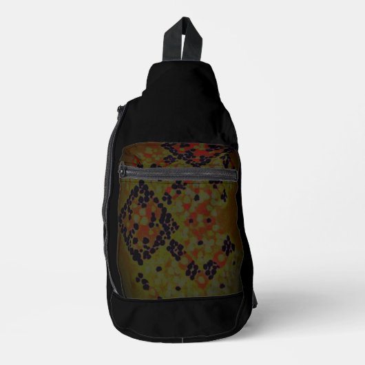 Print gesneden naaizak sling bag (Voorkant)