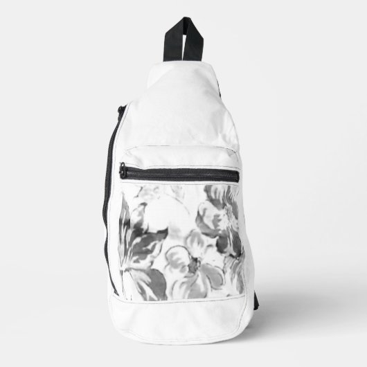 Print gesneden naaizak sling bag (Voorkant)