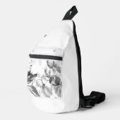 Print gesneden naaizak sling bag (Rechterhoek)