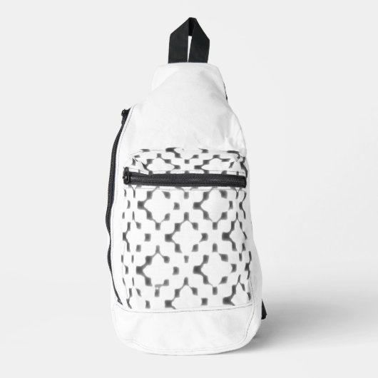 Print gesneden naaizak sling bag (Voorkant)
