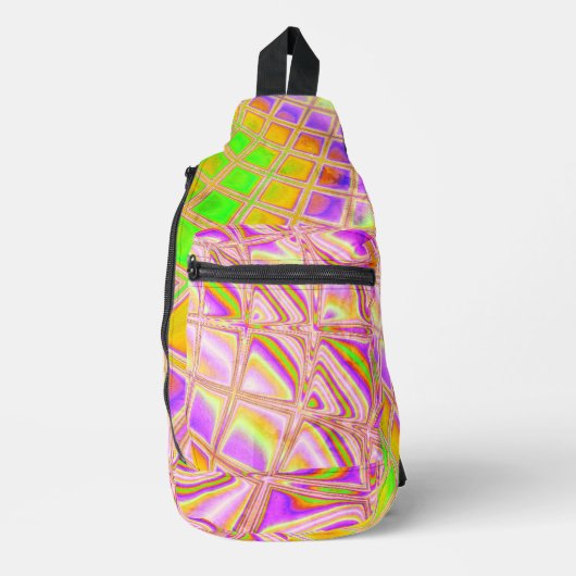 Print gesneden naaizak sling bag (Voorkant)