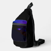 Print gesneden naaizak sling bag (Rechterhoek)