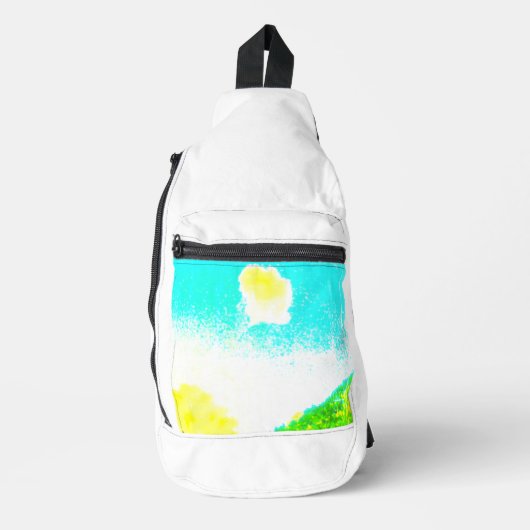 Print gesneden naaizak sling bag (Voorkant)